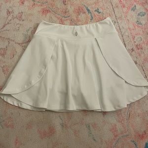 White Tennis Skirt-Free People